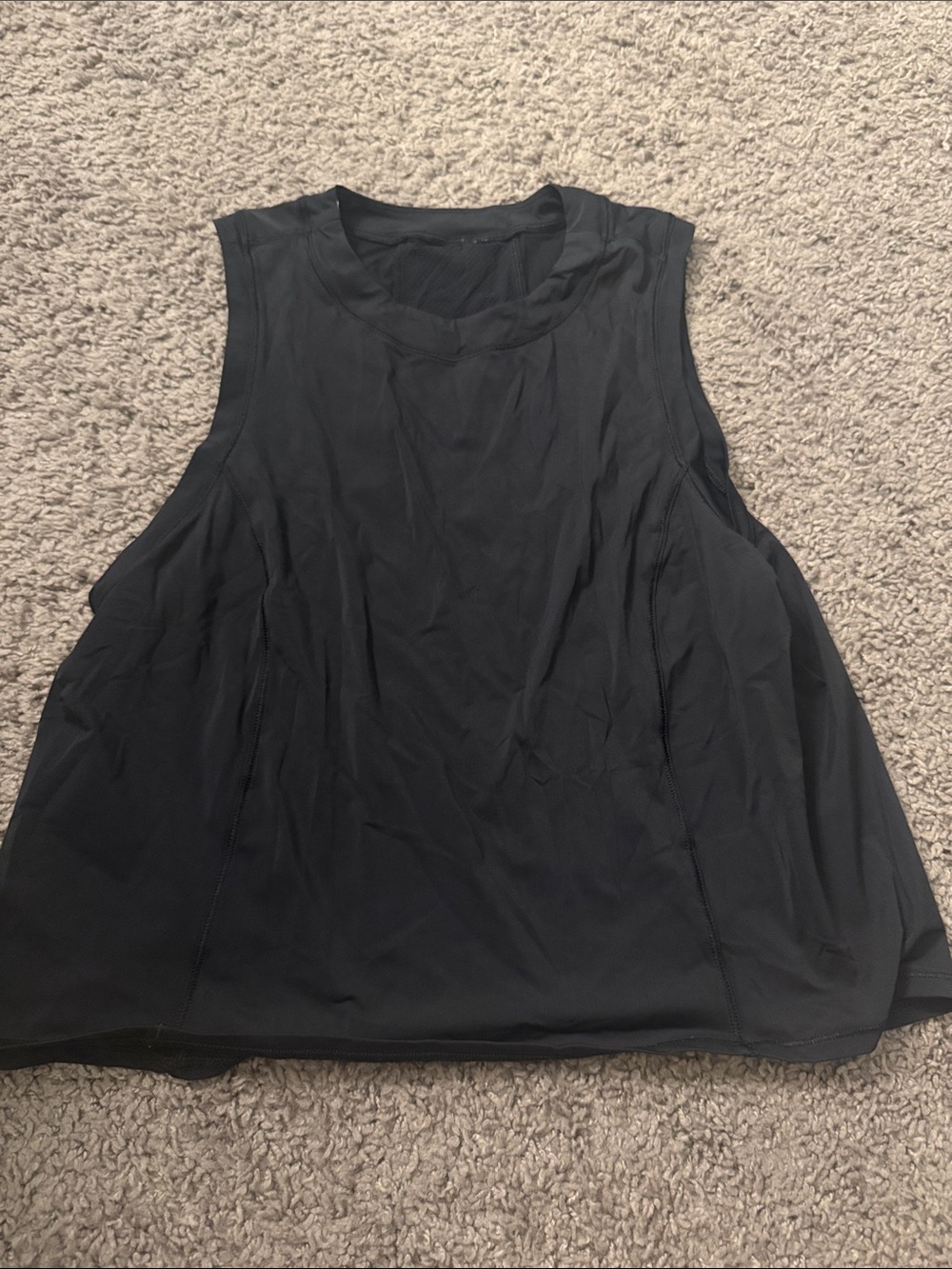 lululemon athletica Black Performance Muscle Tank